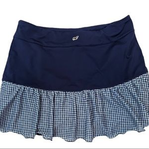 Vineyard Vines Gingham Tennis Skort
